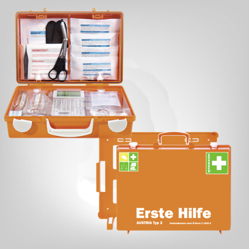 Söhngen Erste Hilfe Koffer ÖNORM 1020-1 und 1020-2 20 Jahre haltbar